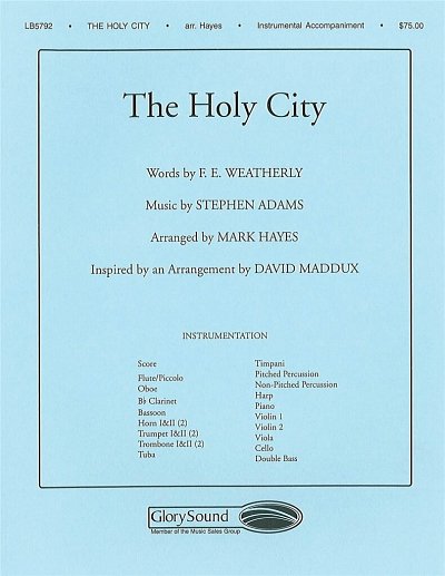 The Holy City, Orch (Pa+St)