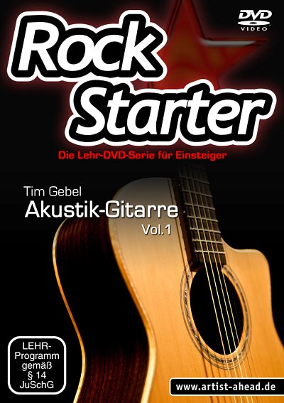 T. Gebel: Rock Starter - Akustik-Gitarre 1, K/W-Git (DVD)