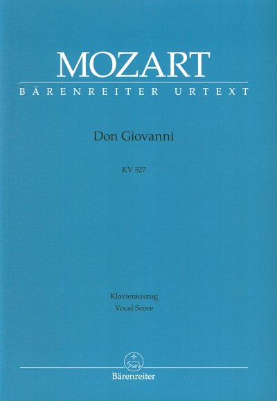 W.A. Mozart: Don Giovanni KV 527, GsGchOrch (KA)