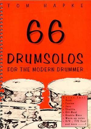 T. Hapke: 66 Drumsolos For The Modern Drummer, Drst (+CD)