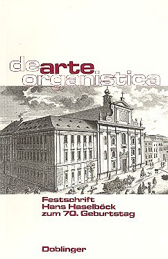 H. Kronsteiner: De Arte Organistica, Org (Bu)