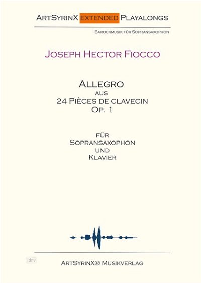 J. Fiocco: Allegro B-Dur, SsaxKlav (+CD)