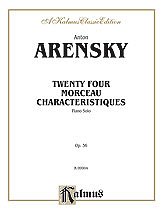 DL: Arensky: Twenty-four Morceau Characteristiques, Op. 36