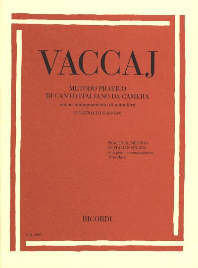 N. Vaccaj: Practical Method of Italian Singing, GesTiKlav