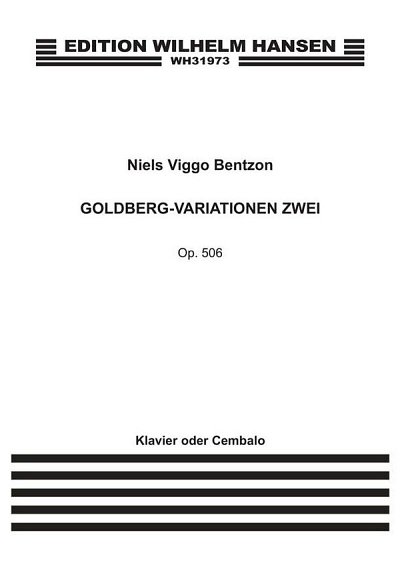 N.V. Bentzon: Goldberg-Var.Ii Op. 506, Klav