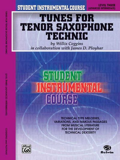 W. Coggins: Tunes for Tenor Saxophone Technic, Lev, Sax (Bu)