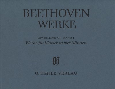 L. v. Beethoven: Werke für Klavier zu 4 Händen , Klav4m