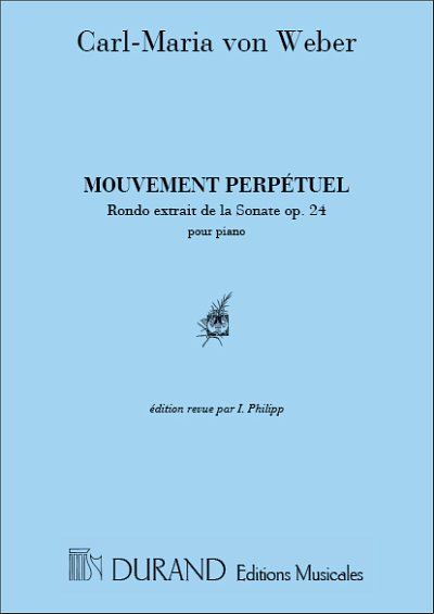 C.M. von Weber: Mouvement Perpetuel Piano , Klav