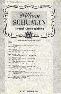 W.H. Schuman: Holiday Song, FchKlav (Part.)