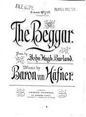 Baron von Häfner, John Hugh Burland: The Beggar
