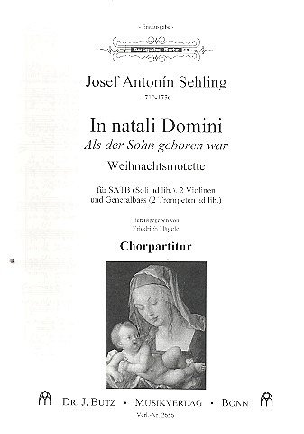 J. Sehling: In natali Domini, Chorpartitur