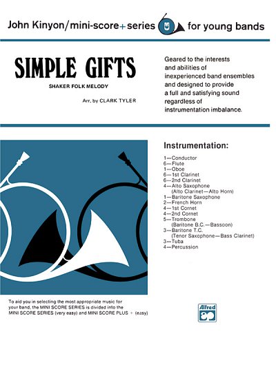 Simple Gifts (Shaker Folk Tune), Blaso (Part.)