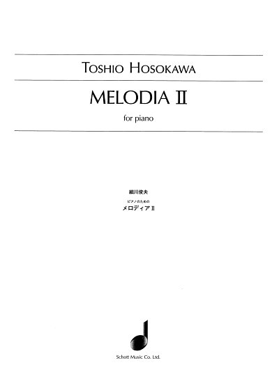 T. Hosokawa: Melodia II, Klav