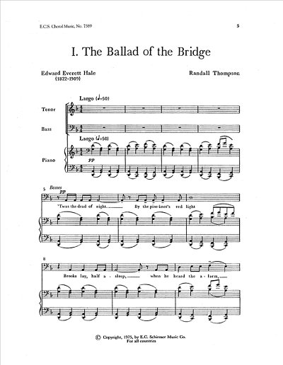 A Concord Cantata: The Ballad of the Bridge