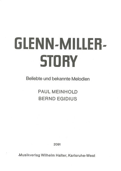 Glenn-Miller-Story, Blaso (Dir+St)
