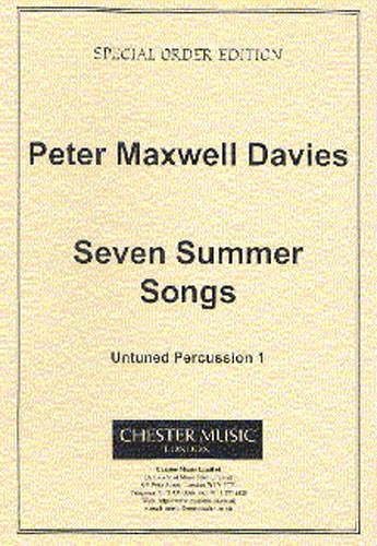 Seven Summer Songs - Untuned Percussion 1
