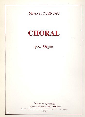 M. Journeau: Choral op. 17, Org