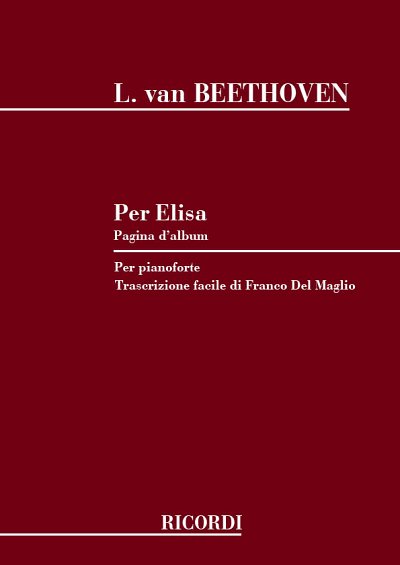 L. v. Beethoven: Per Elisa, Klav