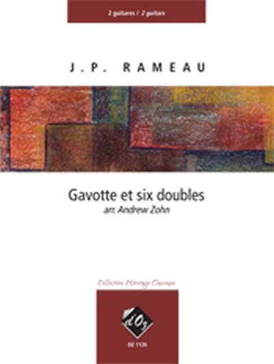 J.-P. Rameau: Gavotte et six doubles, 2Git (Sppa)