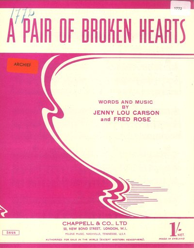J.L. Carson y otros.: A Pair Of Broken Hearts