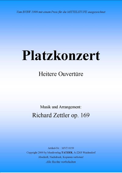 R. Zettler: Platzkonzert, Blaso (Pa+St)