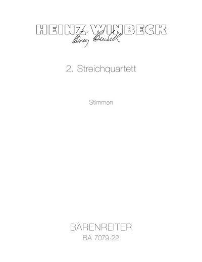 H. Winbeck: Streichquartett Nr. 2 "Tempi notturni" (1979)