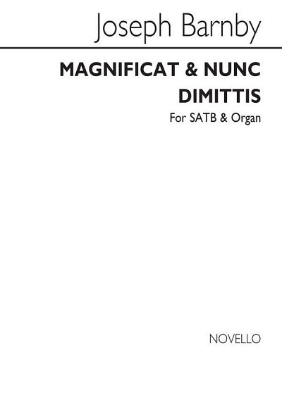 J. Barnby: Magnificat and Nunc Dimittis in E Fl, GchOrg (Bu)