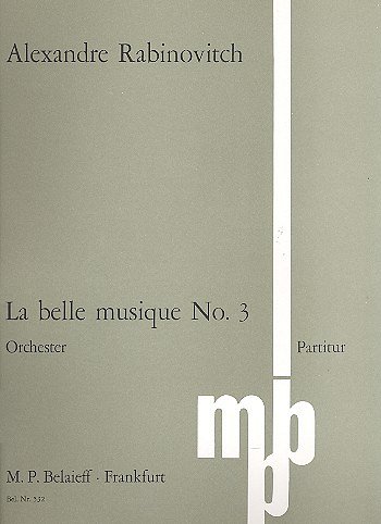 Rabinovitch Alexandre: La belle musique No. 3 (1977)