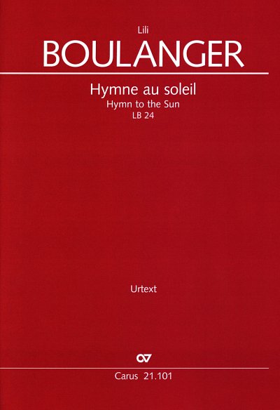 L. Boulanger: Hymne au soleil LB 24, GesAGchKlav (Part)