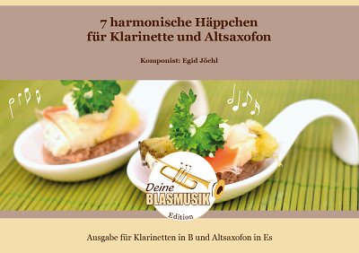 E. Jöchl: 7 harmonische Häppchen, KlarAsax (Pa+St)