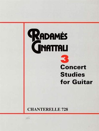 R. Gnattali: 3 Concert Studies, Git