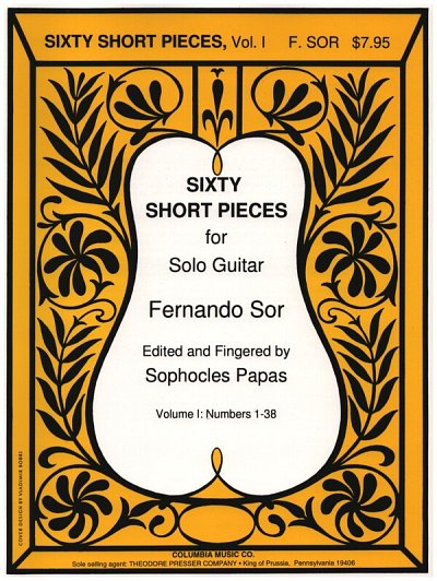 F. Sor: Sixty Short Pieces, Git
