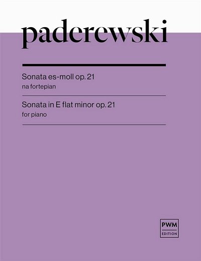 Sonata In E Flat Minor Op.21 For Piano, Klav