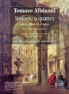 T. Albinoni: Sinfonias ‘a quattro’ without Opus number Vol. 7