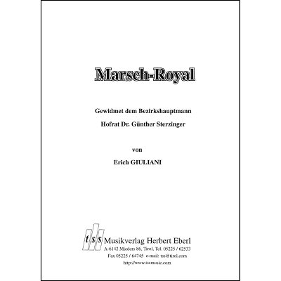 E. Giuliani: Marsch-Royal, Blaso (Dir+St)