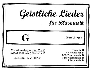 Moser Karl: Geistliche Lieder