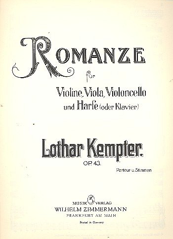 Kempter Lothar: Romanze Op 43