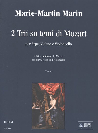 M. Marie-Martin: 2 Trios on themes by Moza, VlVcHarf (Pa+St)