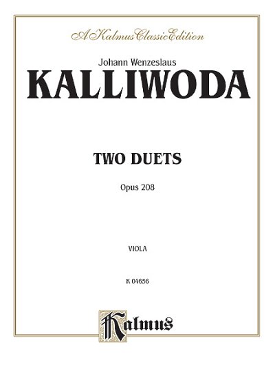 J.W. Kalliwoda: Two Duets, Op. 208 (Bu)
