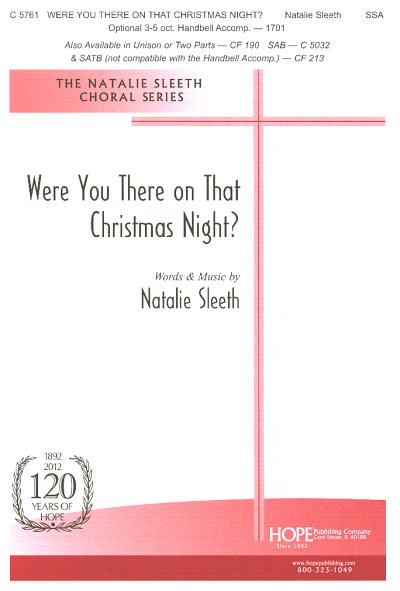 N. Sleeth: Were You There On That Christmas, FchKlav (Part.)