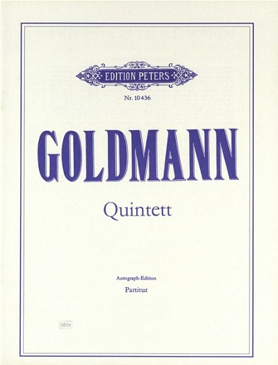 F. Goldmann: Quintett für vier Bläser und Klavier (1984/86)