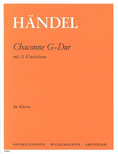 G.F. Händel: Chaconne G-Dur mit 21 Variationen, Klav