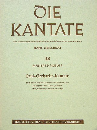 Mueller-Cant, Manfred: Paul-Gerhardt-Kantate