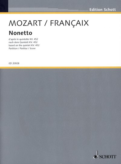 W.A. Mozart: Nonetto  (Part.)