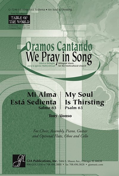 T. Alonso: My Soul Is Thirsting - Guitar part, Ch