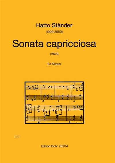 H. Ständer: Sonata capricciosa, Klav (Part.)