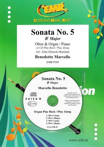 DL: B. Marcello: Sonata No. 5, ObKlv/Org