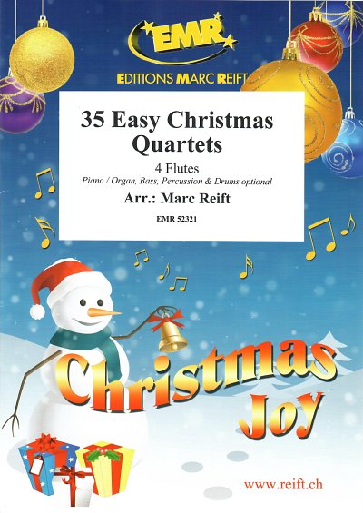 M. Reift: 35 Easy Christmas Quintets, 4Fl