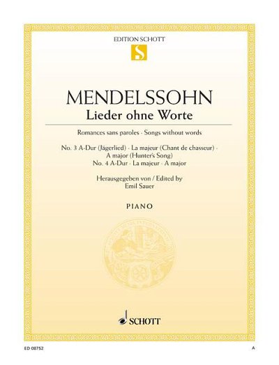 DL: F. Mendelssohn Barth: Lieder ohne Worte, Klav