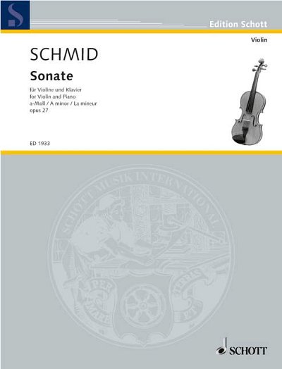 DL: H.K. Schmid: Sonate a-Moll, VlKlav
